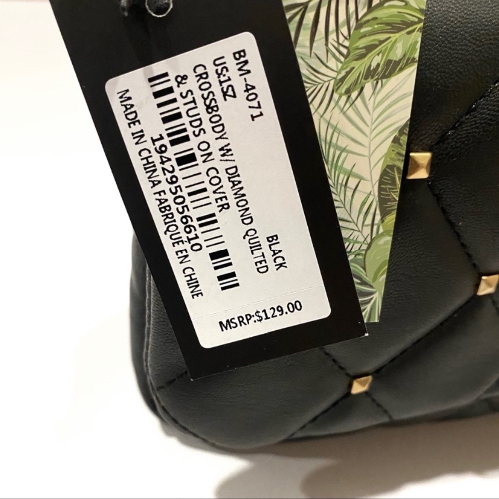 Badgley Mischka Diamond Quilted Crossbody Bag NWT - Picture 15 of 15